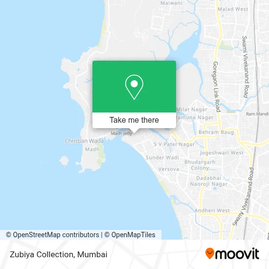 Zubiya Collection map