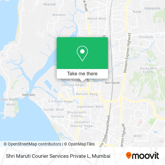 Shri Maruti Courier Services Private L map