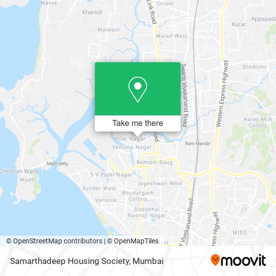 Samarthadeep Housing Society map