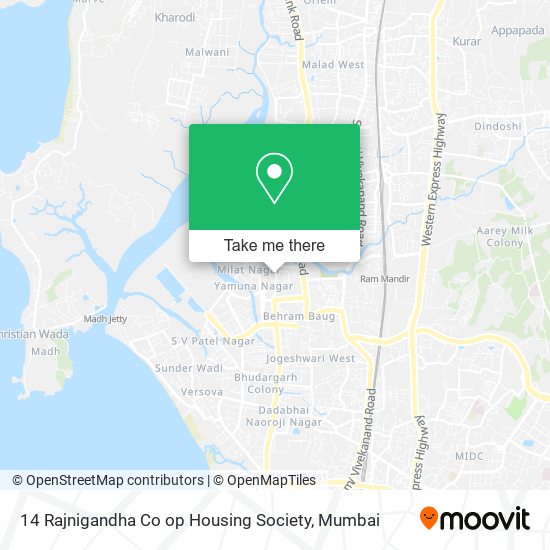 14 Rajnigandha Co op Housing Society map