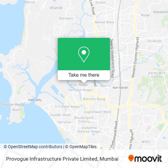 Provogue Infrastructure Private Limited map