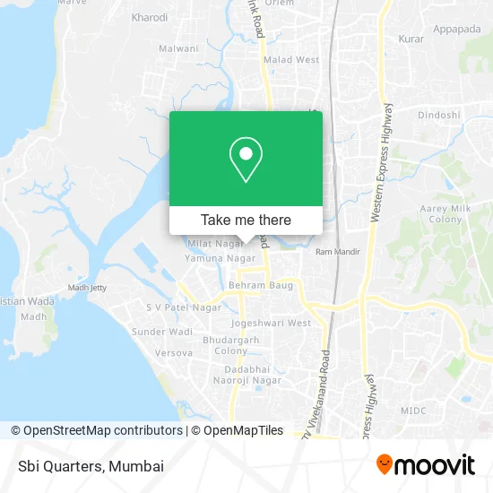 Sbi Quarters map