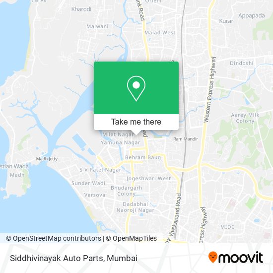 Siddhivinayak Auto Parts map