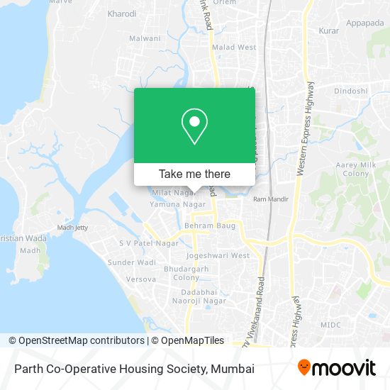 Parth Co-Operative Housing Society map