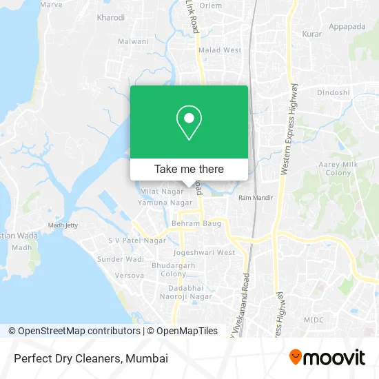 Perfect Dry Cleaners map