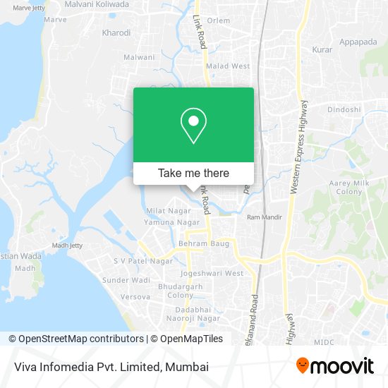 Viva Infomedia Pvt. Limited map