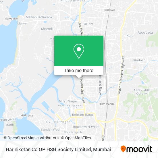 Hariniketan Co OP HSG Society Limited map