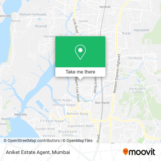 Aniket Estate Agent map