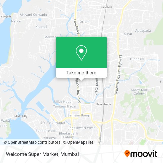 Welcome Super Market map