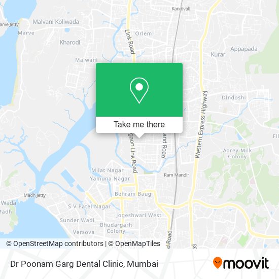 Dr Poonam Garg Dental Clinic map