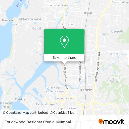 Touchwood Designer Studio map