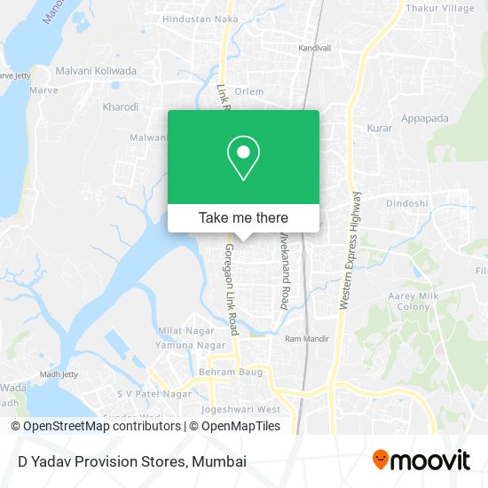 D Yadav Provision Stores map