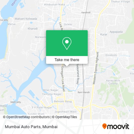 Mumbai Auto Parts map