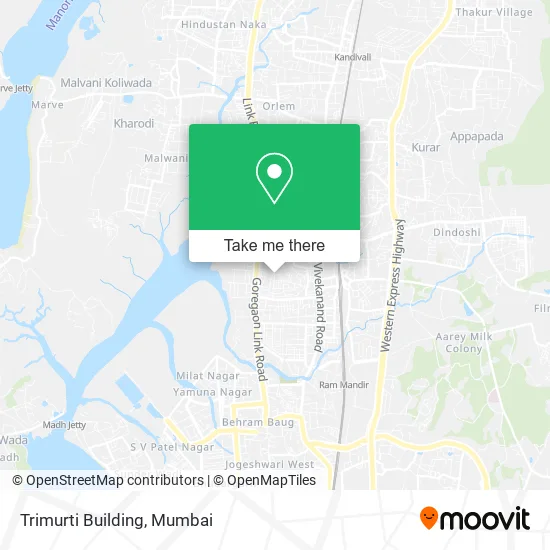 Trimurti Building map