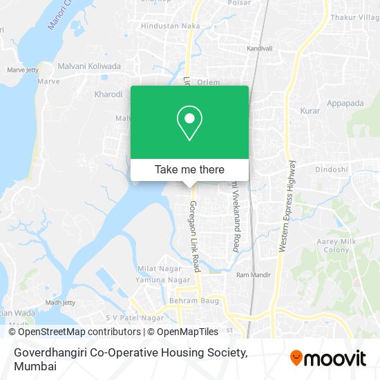 Goverdhangiri Co-Operative Housing Society map