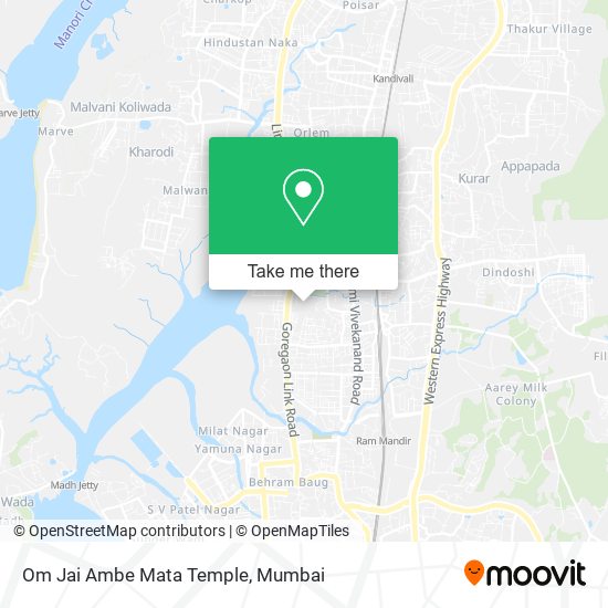 Om Jai Ambe Mata Temple map