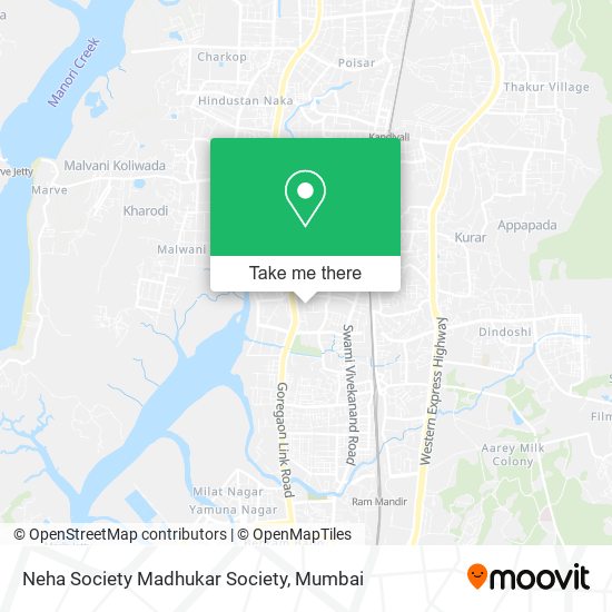 Neha Society Madhukar Society map