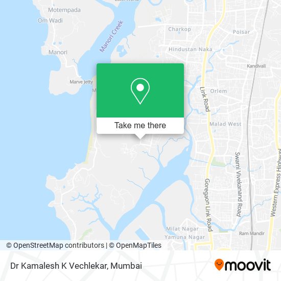 Dr Kamalesh K Vechlekar map