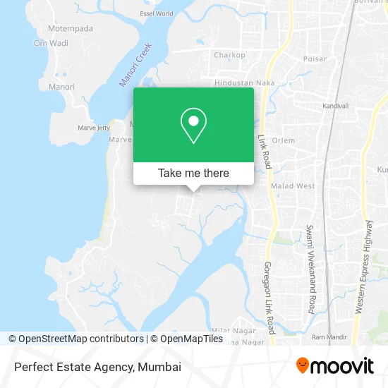Perfect Estate Agency map