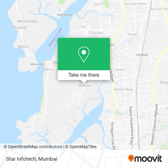 Star Infotech map