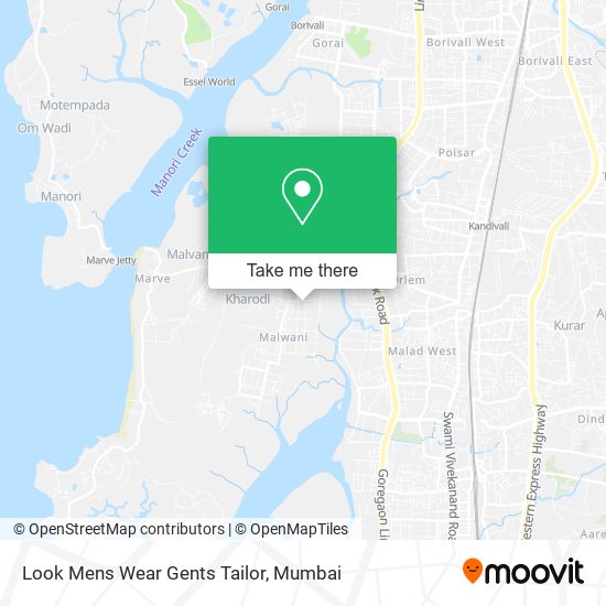 Look Mens Wear Gents Tailor map