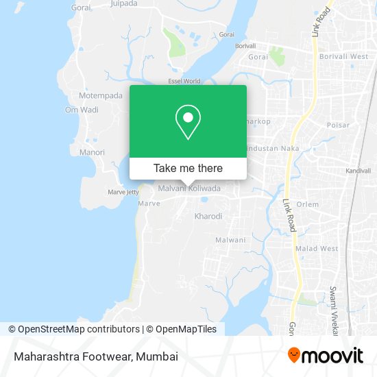 Maharashtra Footwear map