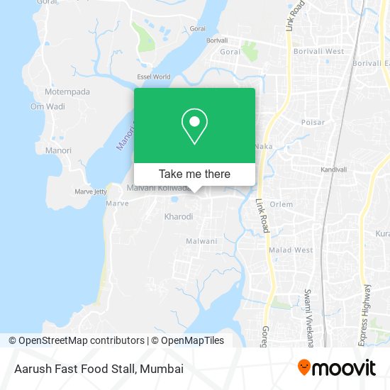 Aarush Fast Food Stall map