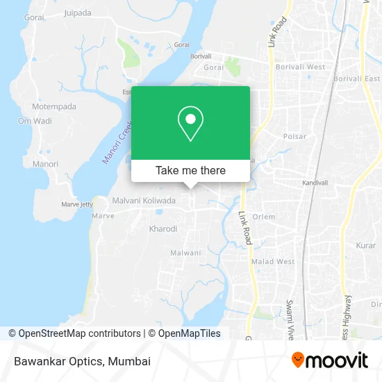 Bawankar Optics map