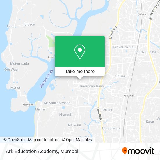 Ark Education Academy map