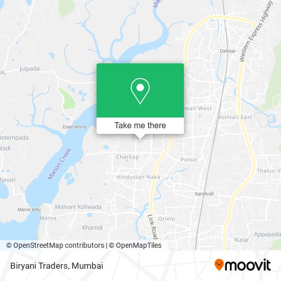 Biryani Traders map