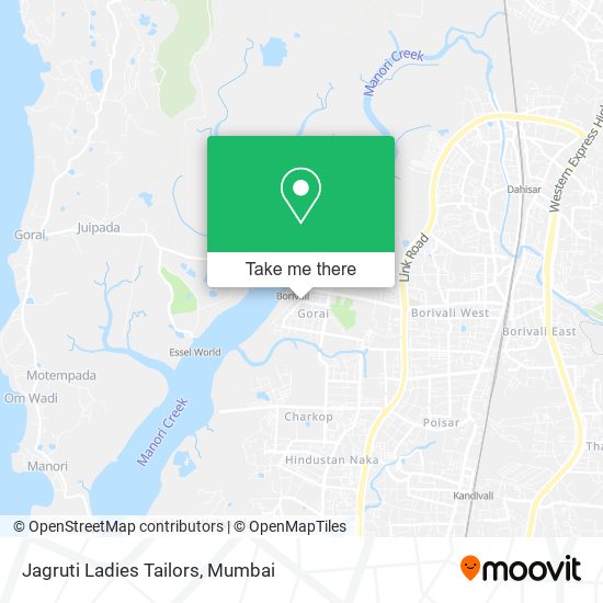 Jagruti Ladies Tailors map
