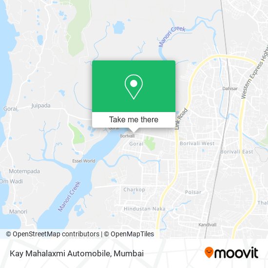 Kay Mahalaxmi Automobile map