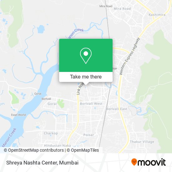 Shreya Nashta Center map