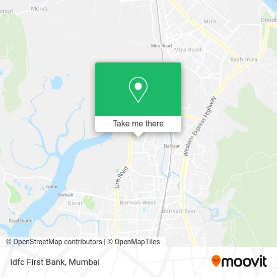 Idfc First Bank map