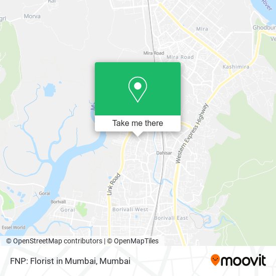 FNP: Florist in Mumbai map