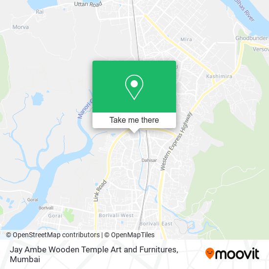 Jay Ambe Wooden Temple Art and Furnitures map