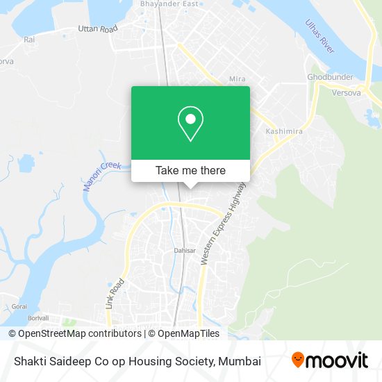 Shakti Saideep Co op Housing Society map