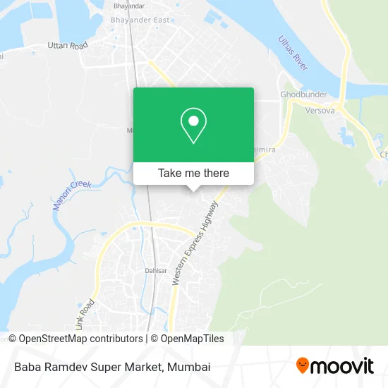 Baba Ramdev Super Market map