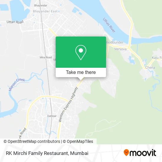 RK Mirchi Family Restaurant map