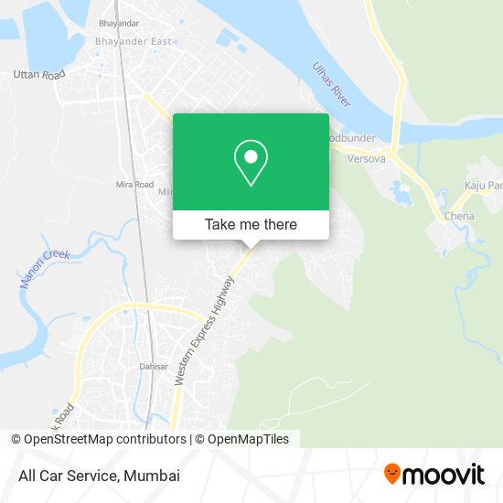 All Car Service map