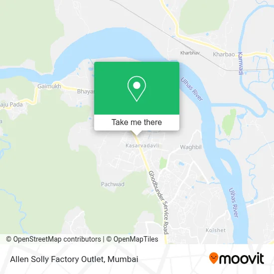 Allen Solly Factory Outlet map