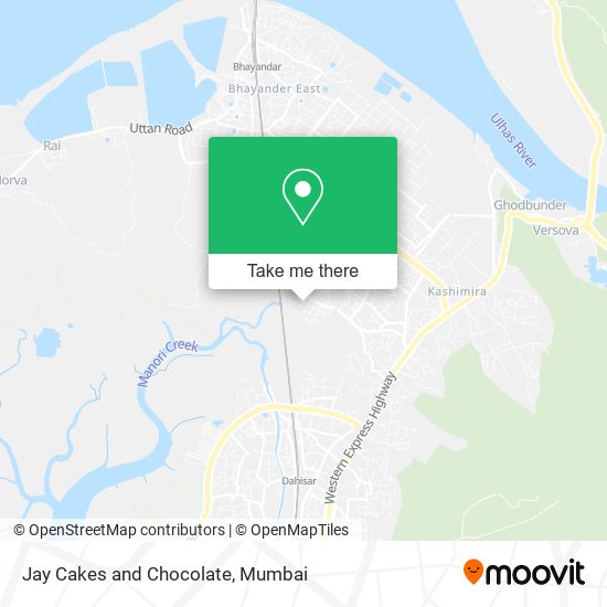 Jay Cakes and Chocolate map