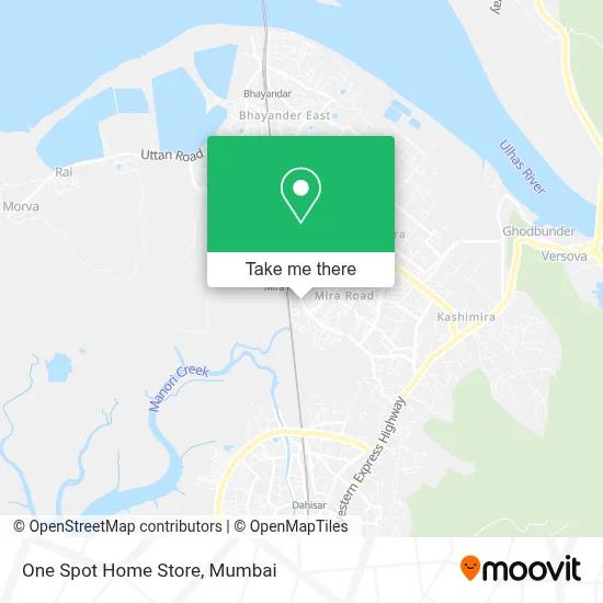 One Spot Home Store map
