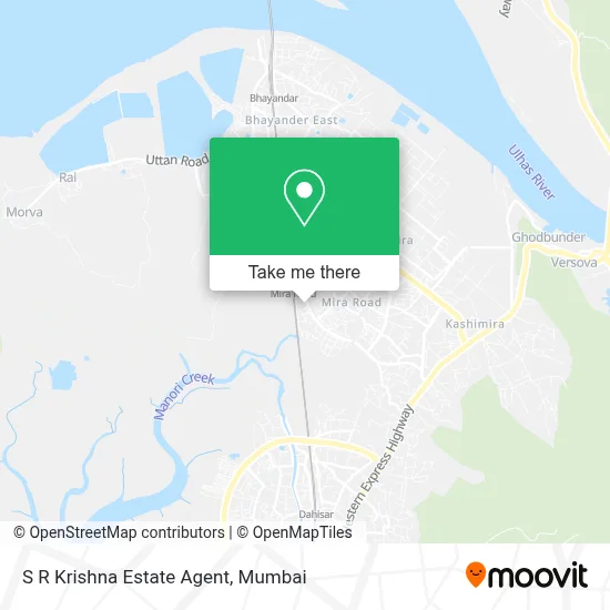 S R Krishna Estate Agent map