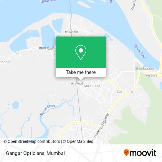 Gangar Opticians map