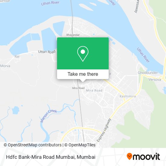 Hdfc Bank-Mira Road Mumbai map