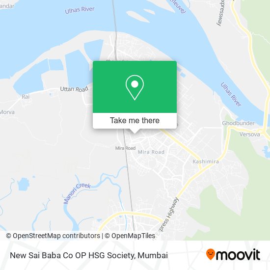 New Sai Baba Co OP HSG Society map