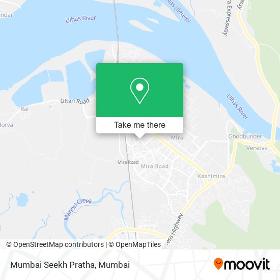 Mumbai Seekh Pratha map