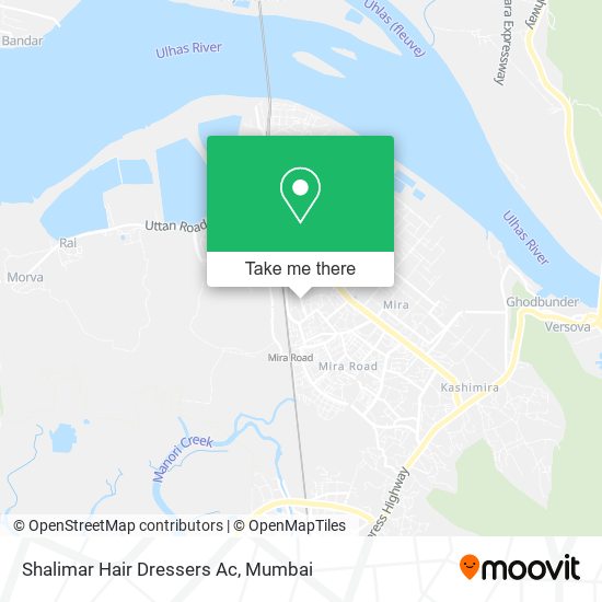 Shalimar Hair Dressers Ac map