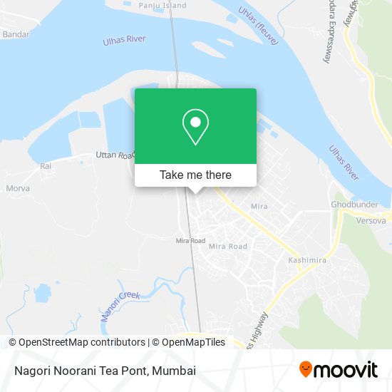 Nagori Noorani Tea Pont map